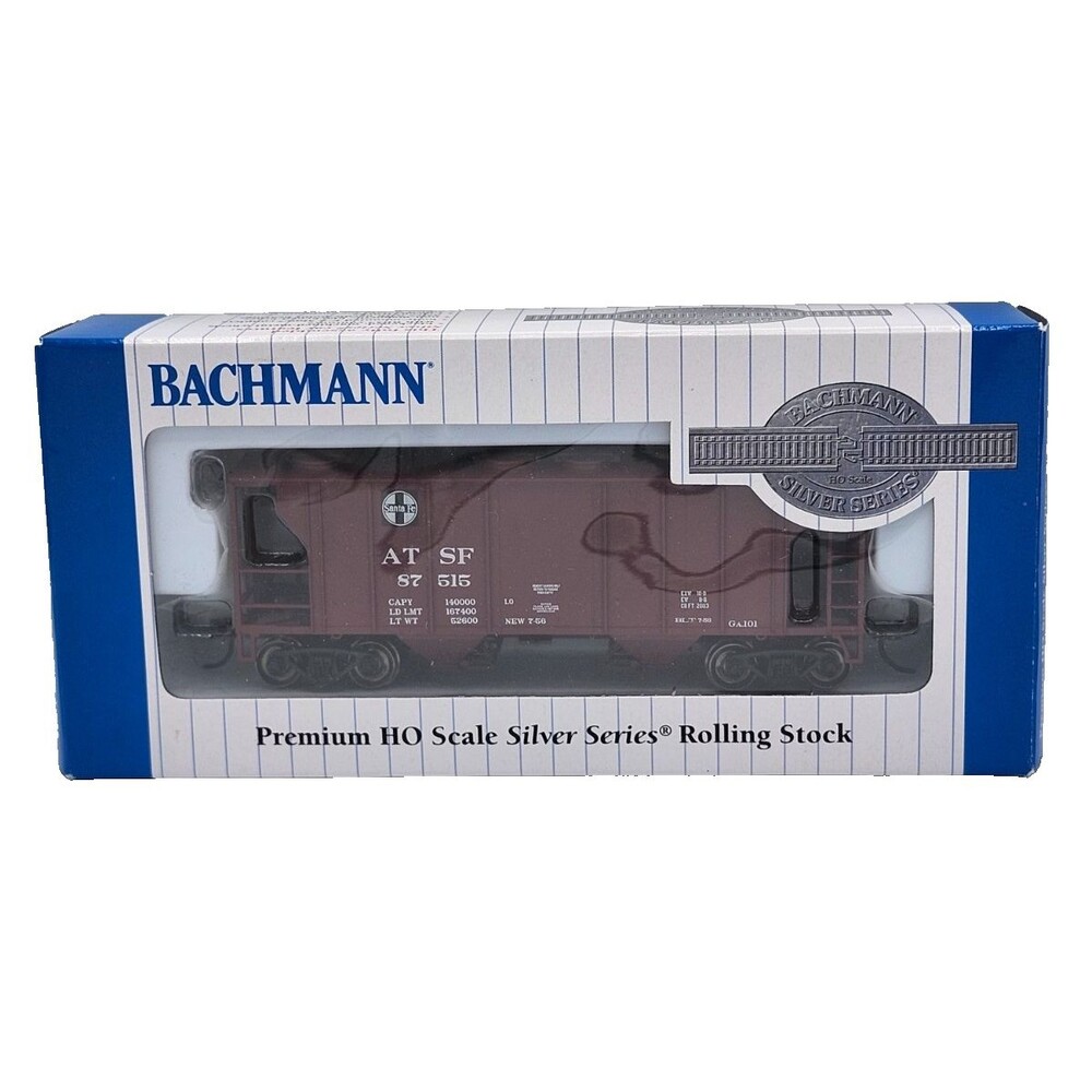 Bachmann #73501 HO Scale Santa Fe PS-2 Two Bay Covered Hopper Train Car New